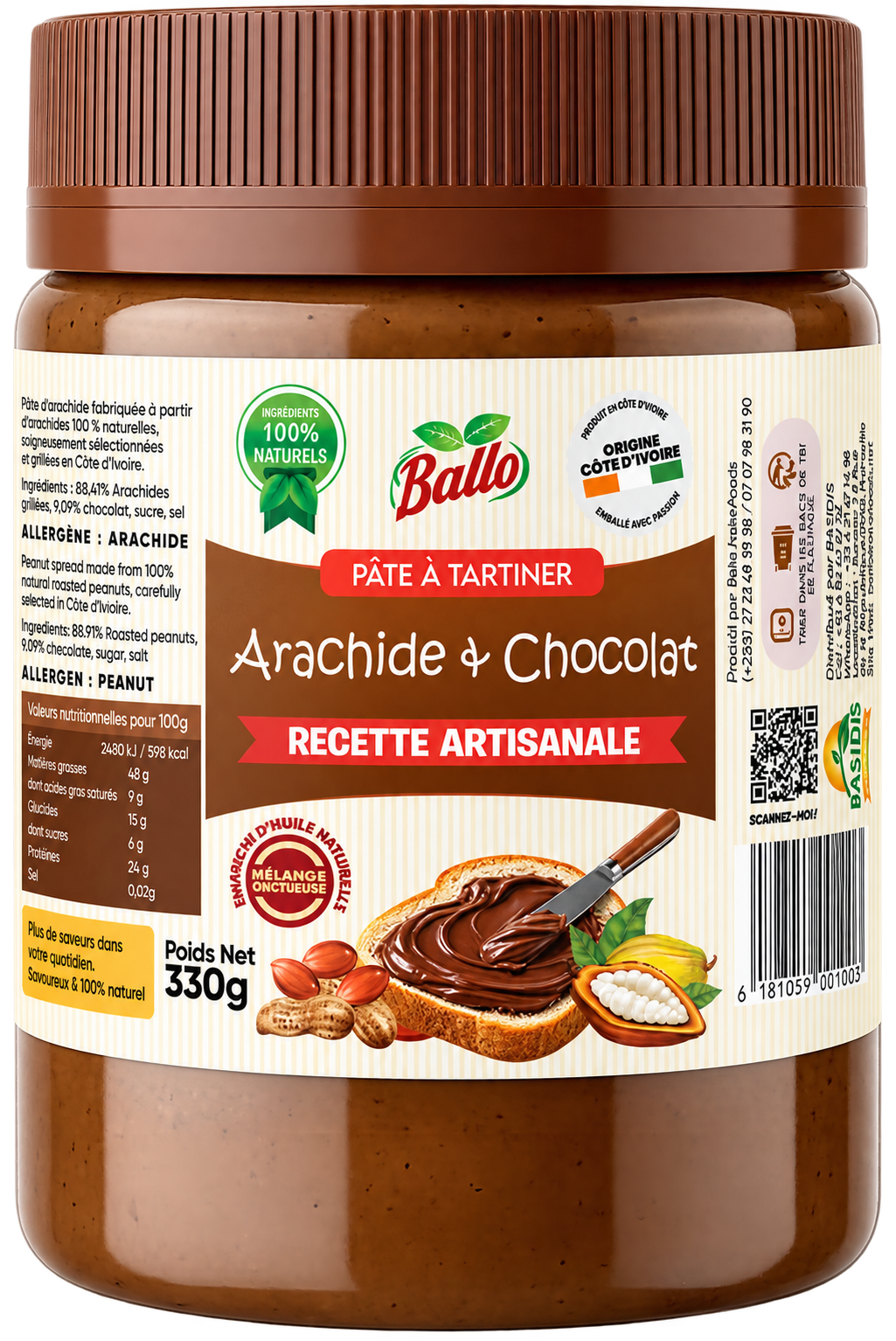 Pâtes à tartiner